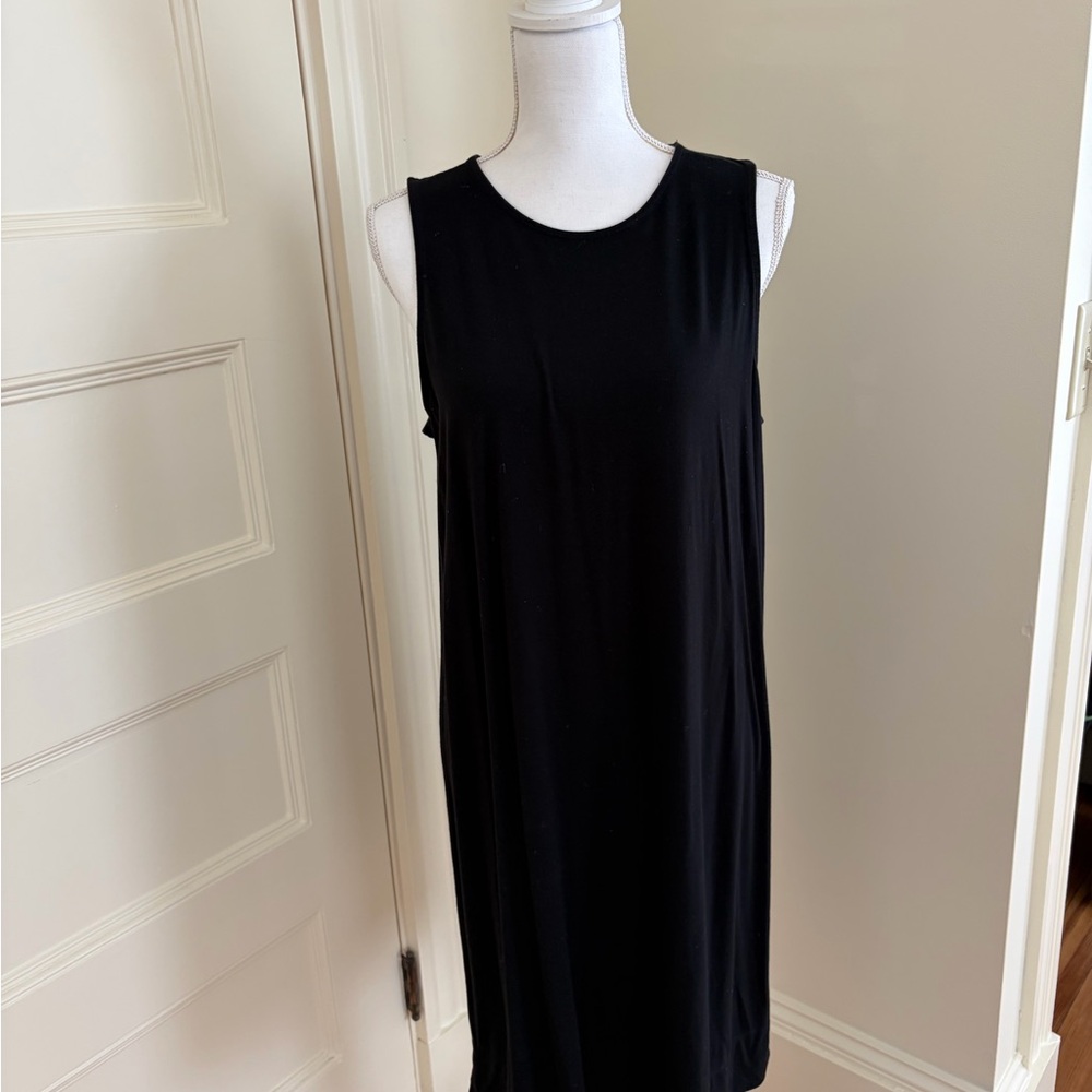 J. Jill Wearever Sleeveless Black Dress